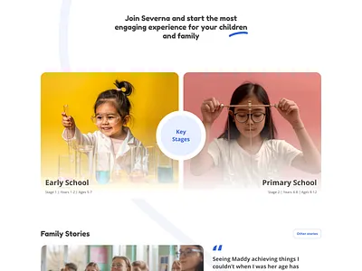private school landing page design branding clean design figma framer graphic design guide illustration kids landing page learning light line private school seamless simple teaching ui ux
