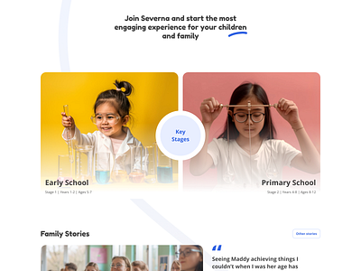 private school landing page design branding clean design figma framer graphic design guide illustration kids landing page learning light line private school seamless simple teaching ui ux