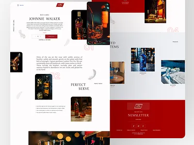 Premium Product Page Design for Johnnie Walker branding design dribbbleshots ecommercedesign figmadesign graphic design interfacedesign johnniewalker luxurybrand productdesign productpage ui uidesign uxdesign visualdesign webdesign whiskydesign