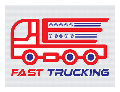 Custom Trucking logo in adobe illustrator adobe illustrator branding design graphic design logo trucking companies trucking logo
