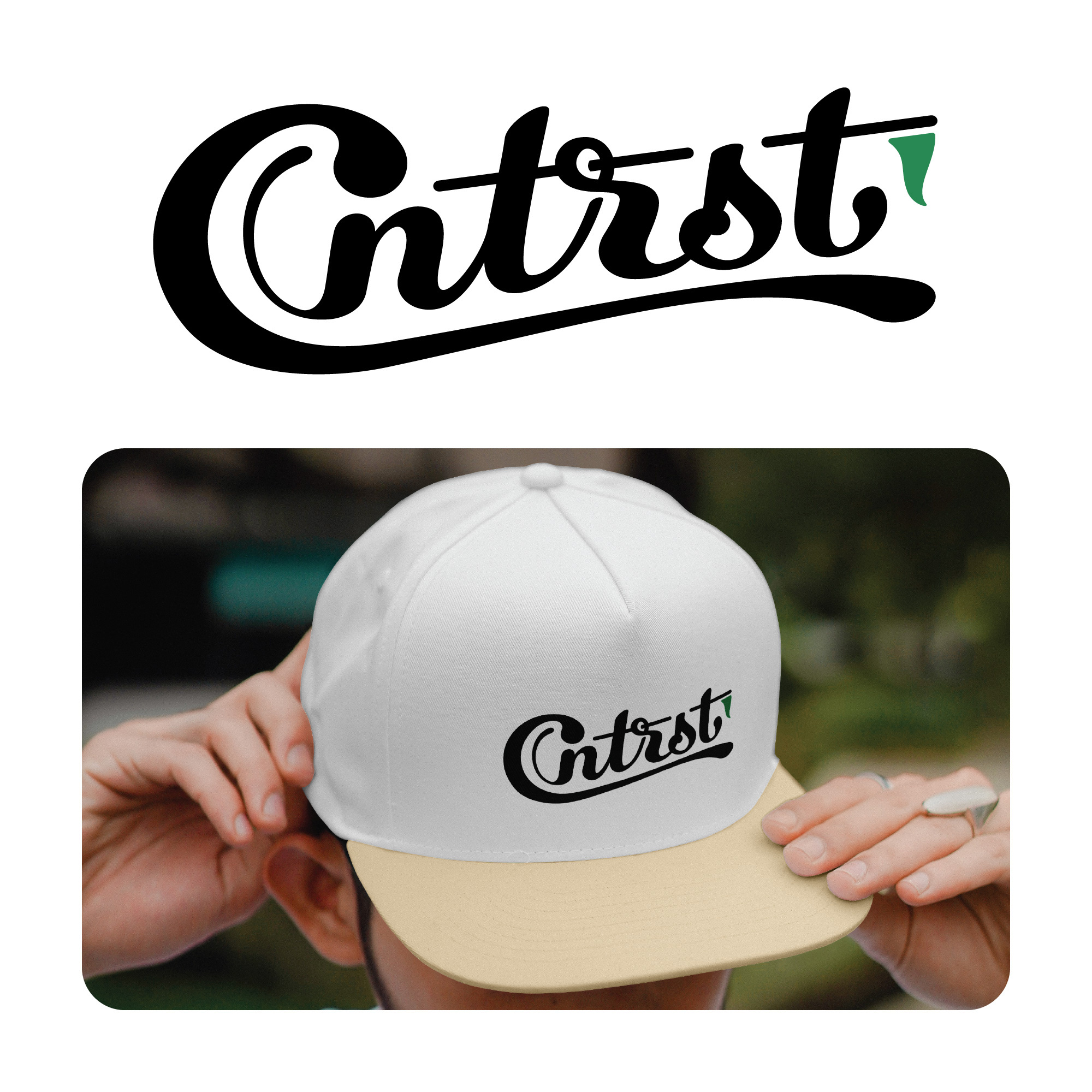 Cntrst (golf brand) abstract branding brandmark flag golf lettering logo logotype wordmark