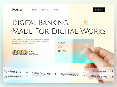 Digital Banking Landing Page antdesk bank bank app bank card banking banking app banking website digital banking efatuix finance finance app financial fintech home page landing page mobile banking ui ux web design website design