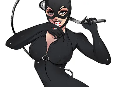 Character Design - Cat Woman characterartist characterconcept characterdesign characterdrawing characterexpression characterillustration charactersketch comiccharacter conceptart creaturedesign digitalcharacter fantasycharacter gamecharacter illustrationart ocdesign originalcharacter visualdevelopment