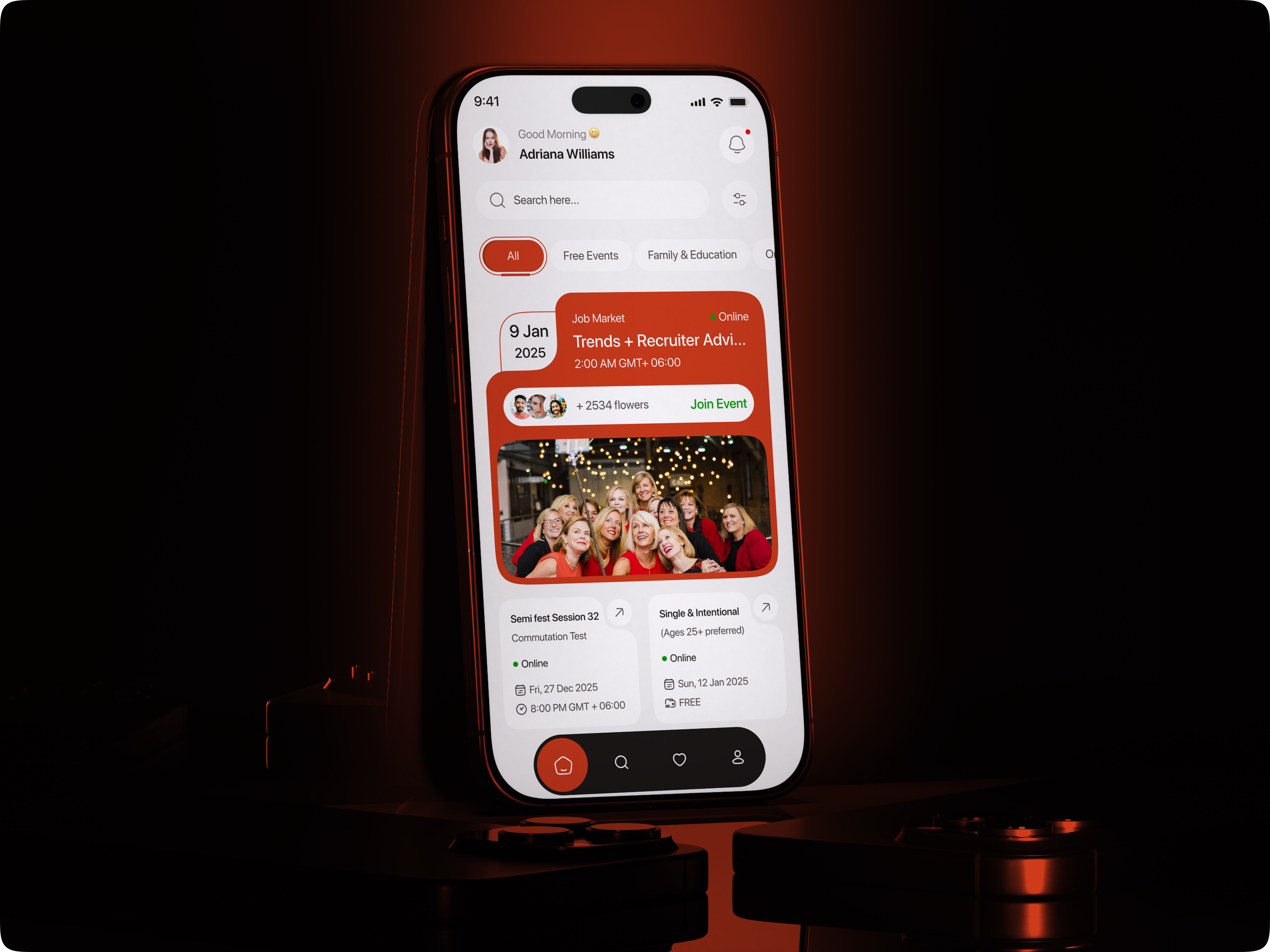 Event Management Mobile App by Faruk Hossain on Dribbble