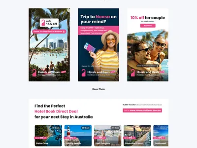 Hotelsanddeals.com.au - Social Media Designs social media designs