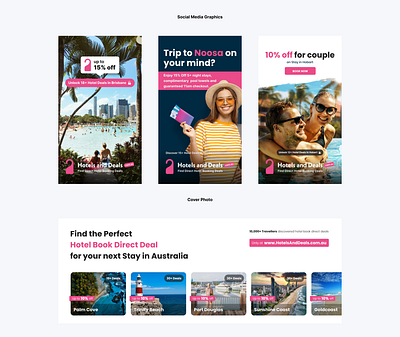 Hotelsanddeals.com.au - Social Media Designs social media designs