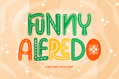 Funny Alfredo | Fun Hand Drawn freehand
