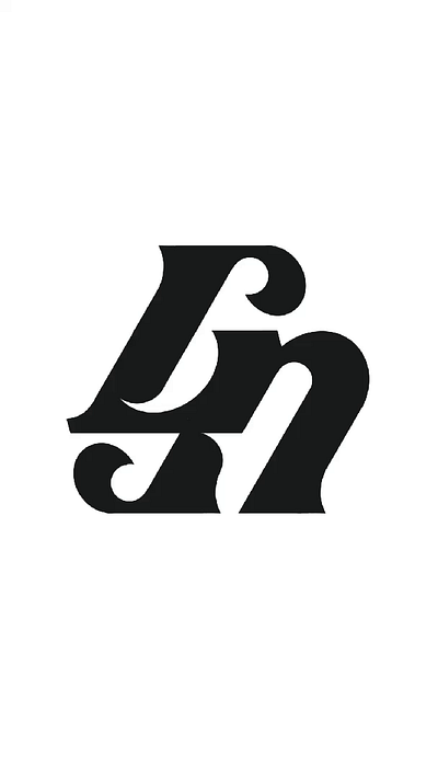LN NL monogram logo for sale anhdodes branding design graphic design illustration ln nl logo logo logo design logo designer logo for sale logodesign minimalist logo monogram typography
