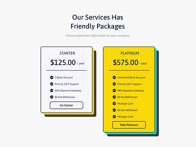 Pricing Card Design branding design ui graphic design landing page neobrutalism pricing card design typography ui ui ux ux web design