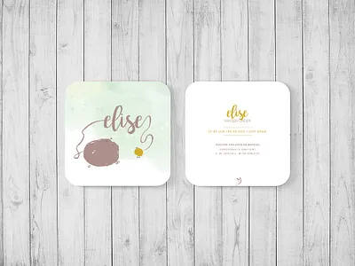 Birth card illustration baby card birth card card design illustration illustrator mouse illustration