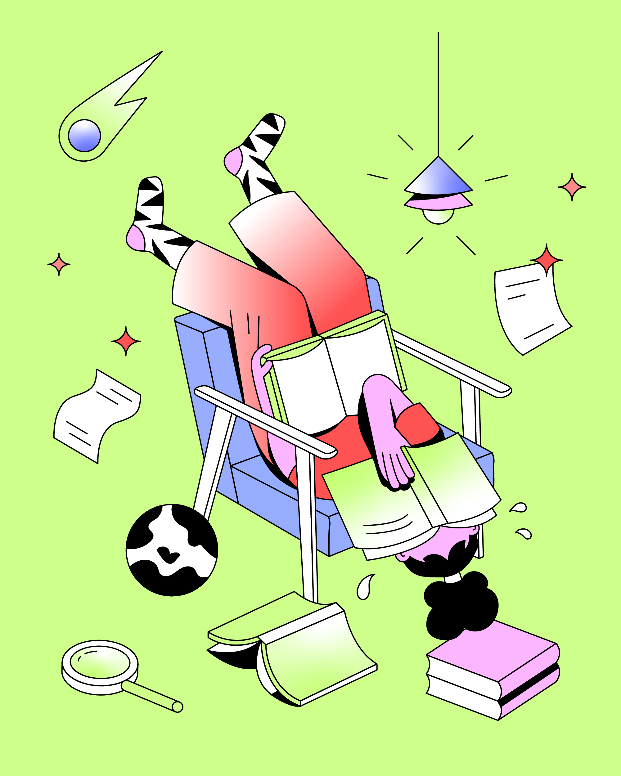 Example of Character Scene Illustration
