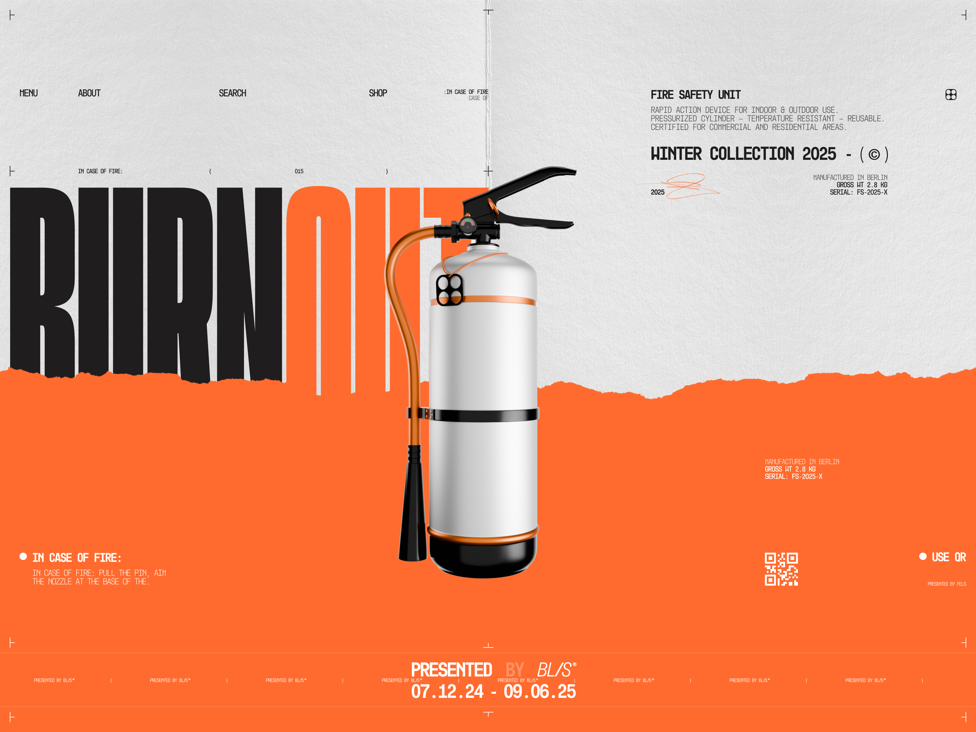 Example of BurnOut // Website