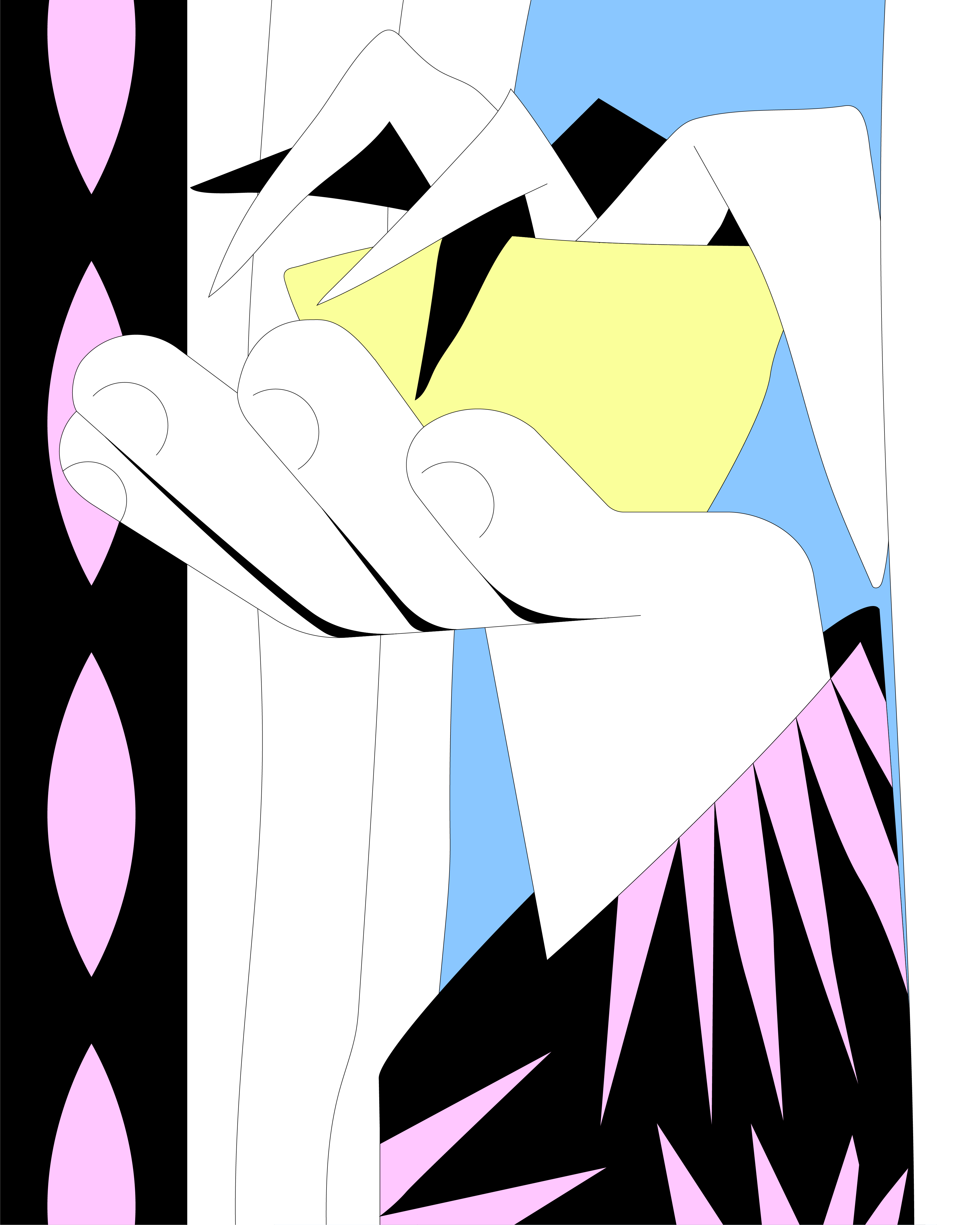 Flower branding character color design graphic design illustration logo ui ux vector