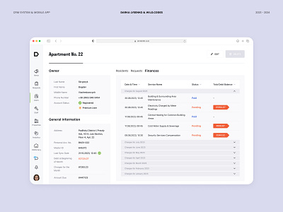 All-in-One Solution for Home & Community: CRM + App crm crm design dashboard design product design ui ui design user experience user interface ux ux design