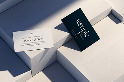 MedSPA Business Card branding graphic design logo