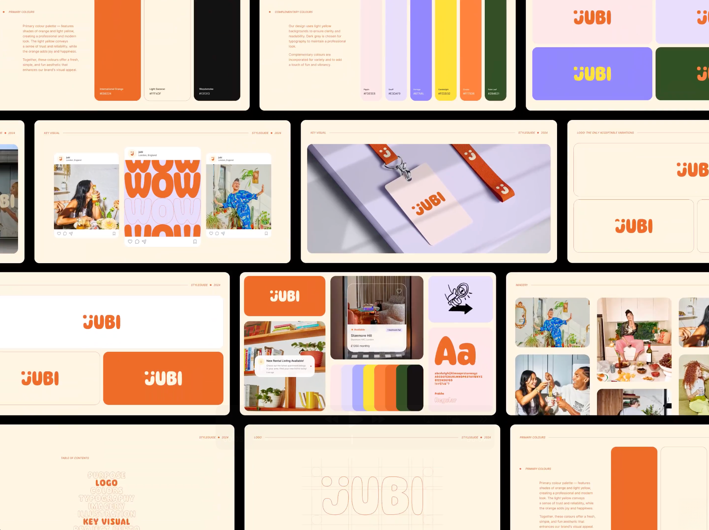 Jubi Branding: Better rental experience animation brand guidelines brand identity brandbook branding design graphic design illustration jitter logo logo design motion graphics ui