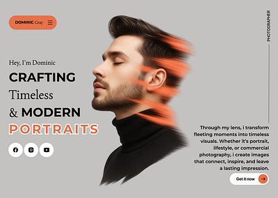 Lens & Light – Captivating Hero Section for Photography Website creativeportfolio designshowcase graphic design herosection minimaldesign photographerwebsite photographyui ui uiinspiration uxdesign visualstorytelling webdesign