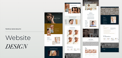 Website Design - MedSPA branding graphic design ui