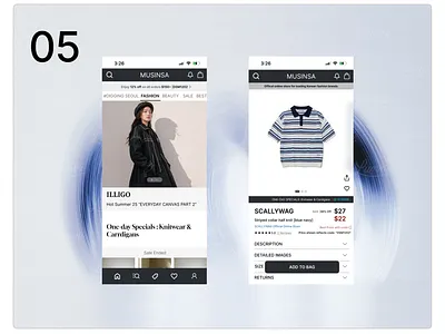 Online fashion brand e-commerce apps ui redesign apps ecommerce fashion redesign ui