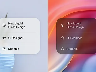 A glimpse of the new Apple Liquid Glass UI in iOS 26 apple figma component ios 26 liquid glass ui ui