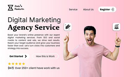 Digital Reach – Hero Section for a Modern Marketing Agency. conversiondesign creativeagencyui digitalmarketingdesign dribbbleshowcase herosection hospitalitydesign landingpageui marketingwebsite minimalluxury modernwebdesign uiuxdesign webdesigninspiration