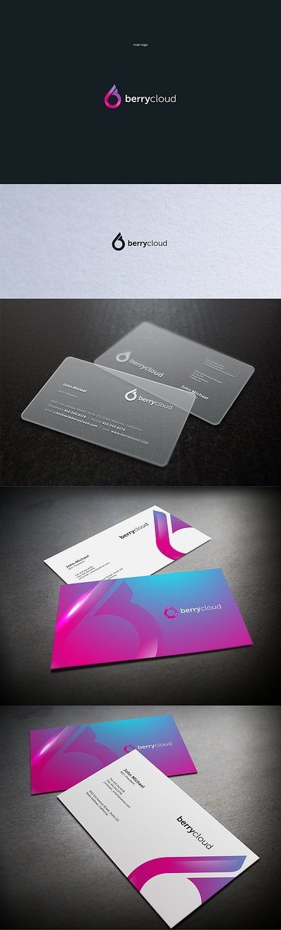 Berry Cloud Branding Design branding