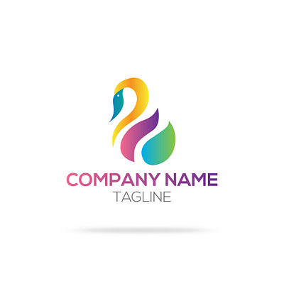 Swan logo design swan logo design
