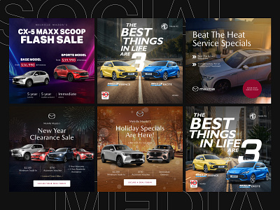 Car Meta Ads advertising car ads car banner car poster graphic design marketing ads mazda car meta ads mg car social media social media ads
