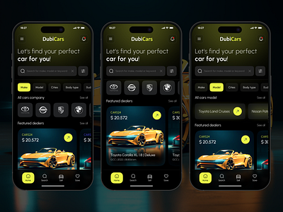 Luxury Car Buy & Sell Mobile App - UI/UX Design app ui car car app car booking car buying car mobile app car rental car sell car selling crypto ecommerce luxury car luxury car buy sell mobile app mobile app online buy sell saas shasanko creations smart car uiux vehicle
