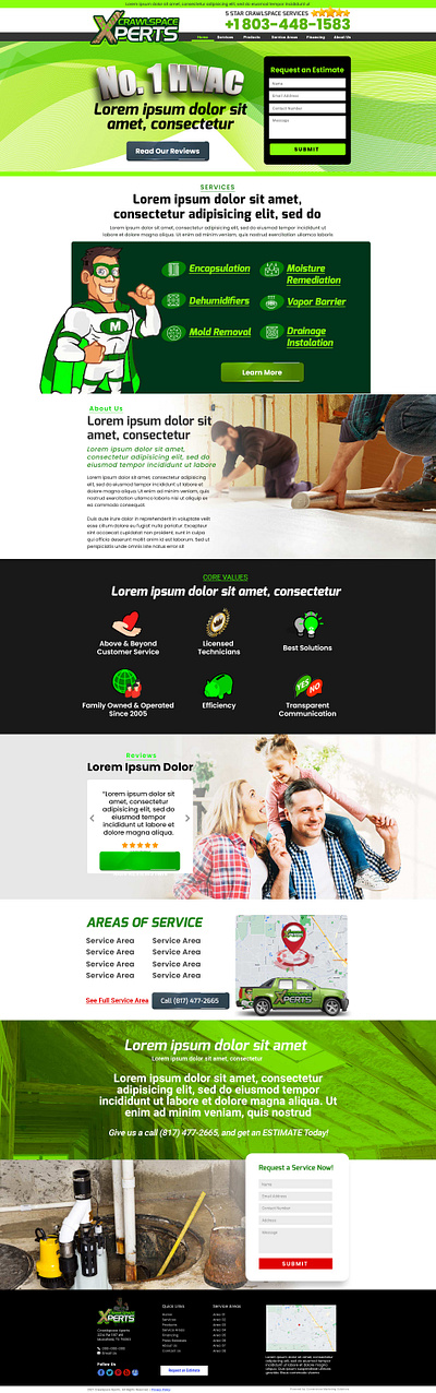 CrawlspaceXperts Website Design website