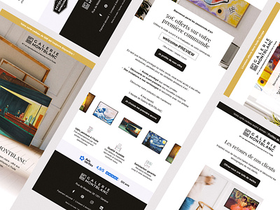 Email automation for an art gallery art gallery art gallery email automation email design newsletter designer designer freelance email designer email marketing email marketing freelance flow freelance ui klaviyo expert storytelling swiss