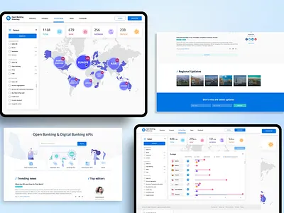 Open banking Directory /Web aip banking financial fintech open banking platform ui uiux design webdesign webflow website