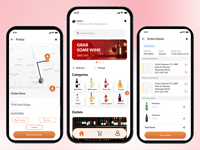 On-Demand Liquor Delivery App UI Kit alcoholappdesign alcoholtech appdesign beveragetech broozinapp broozinux dribbbledesign dribbbleshots drinkdeliveryapp drinksondemand liquordeliveryapp minimalui ondemandapp partyessentialsapp uiux uxdesign
