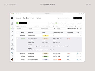 All-in-One Solution for Home & Community: CRM + App community engagement crm crm design dashboard dashboard design home management product design service request ui ui design user experience user interface ux ux design