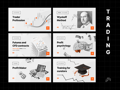 Banners for the trading platform banner branding course crypto design figma graphic design illustration logo platform trading ui web web3 webdesign