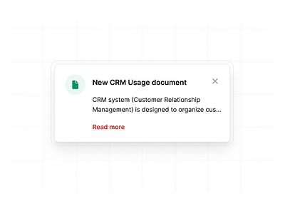 Notification Modal crm graphic design modal notification uiux website