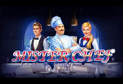 Cooking Themed slot gameMister Chef animation art for games casino digital art digital2d entertainment free spins gambling game art game design gamedev gaming gaming industry graphic design igaming jackpot multiplier slot design slotmachines slots