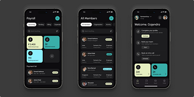 Job and Recruitment Mobile App app design designsystem product design ui user experience