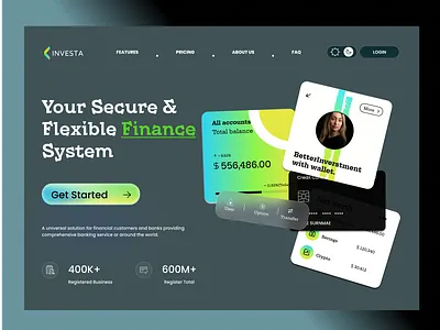 Saas - Finance System finance management mobileapp responsive saas secure transaction uiux webapp