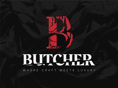 BUTCHER Logo Design conceptual logo logo minimal logo restaurant logo visual identity