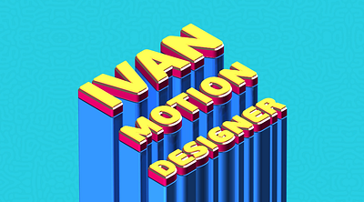 Intro Animation 60-th 3d animation branding graphic design logo motion graphics ui