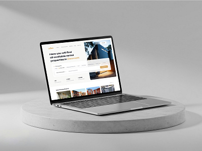 UDBA - Finding rental properties in Denmark 🏠 estate home house landing page minimalism real estate rent rental ui design website design
