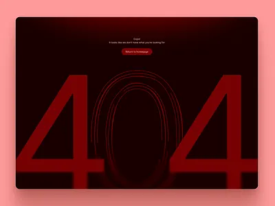 404 Page Design - DailyUI #008 3d 404 branding dailyui design figma graphic design illustration landing ui