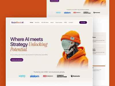 AI-driven development website ai ai agent ai assistant ai design aidevelopment b2b website branding design landing page premium ui ux riyad ahmod saas website tech design ui design uiux ux design web web design website design website inspiration