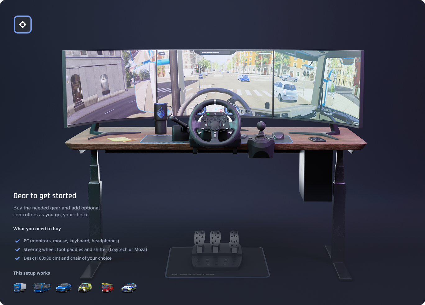 Skillster Desktop Setup Logitech 3d branding graphic design