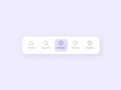Navigation Bar Animation animation appdesign figma microinteraction mobile design navigation productdesign ui uianimation ux