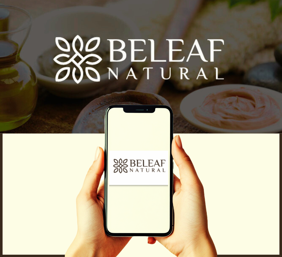 BELEAF NATURAL - Minimalist Food Branding brand logo branding creative design graphic design illustration logo logo art logo design marketing minimalist modern logo vector