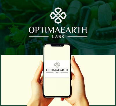 OPTIMAEARTH LABS - Science Meets Design brand logo branding design graphic design illustration logo logo art logo design minimalist vector