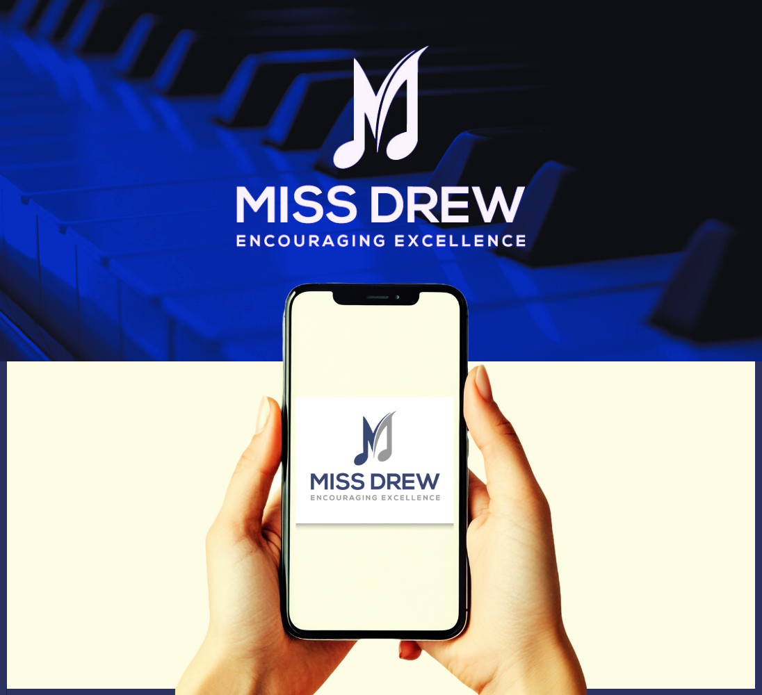 MISS DREW - Bold & Rhythmic Brand Mark brand logo branding design digital design graphic design illustration logo logo art logo design marketing minimalist vector