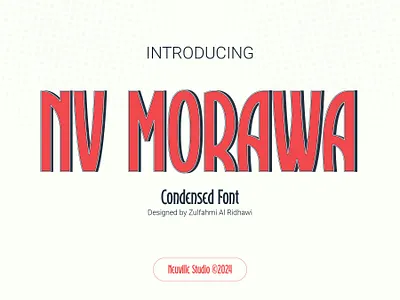 NV Morawa design design exploration display font exploration font graphic design typeface